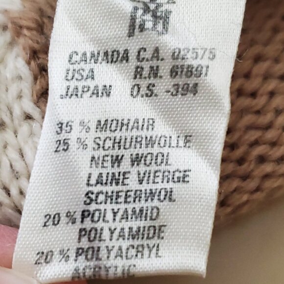 Escada Vintage 80's Turtleneck Mohair Wool Blend Women's Sweater Size 36 - Picture 12 of 15